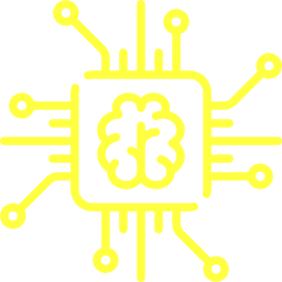 Illustration shows a human brain on a chip.